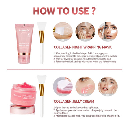 Glowinly™ Collagen Glass Skin Sleep Cream